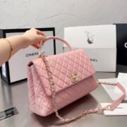 Chanel Coco Handle Bag Medium Shoulder Bag - Image 6