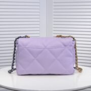 Chanel Lambskin Quilted Medium19 Flap Shoulder Bag Handbag - Image 3
