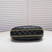 Chanel 23p Crescent Moon Bag Hobo Wristlet Shoulder Bag Handbag - Image 4