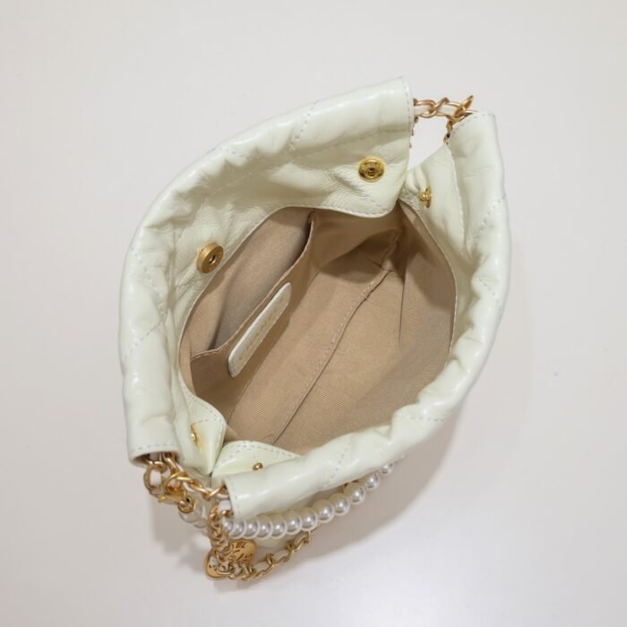 Chanel 22S Trash Bag Mini Pearl Bag Shoulder Bag Handbag - Image 8