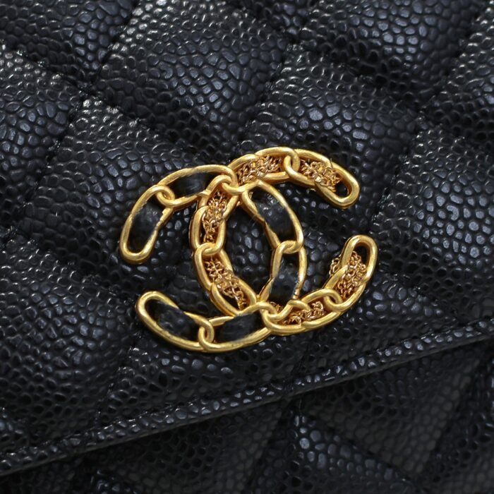 ⁦Chanel Woc Chain with Ball Pattern Shoulder Bag Handbag⁩ - الصورة ⁦5⁩