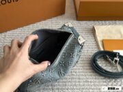 Louis Vuitton Denim Soft Trunk Shoulder Bag Handbag - Image 9