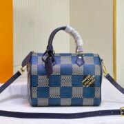 Louis Vuitton LV  Speedy 25 Checkerboard Shoulder Bag Handbag - Image 9