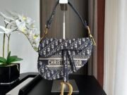 Dior Embroidery Saddle Bag Shoulder Bag Handbag Mirror Quality Version 10A - Image 13