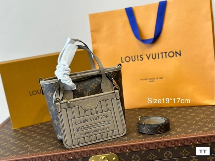 ⁦Louis Vuitton Neverfull BB Shoulder Bag Handbag⁩ - الصورة ⁦1⁩