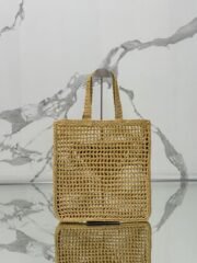 Prada Grass Woven Shoulder Bag Handbag 10A Quality - Image 4