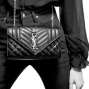 ⁦Saint Laurent YSL Envelope Shouder Bag Small Handbag⁩ - الصورة ⁦3⁩