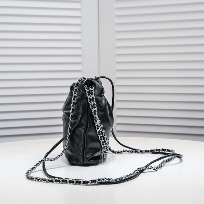 Chanel 22 Trash Bag Silver Hardware Mini Shoulder Bag Handbag - Image 2