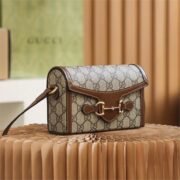GUCCI 1955 Horsebit Shoulder Mini Bag 10A Mirror Quality Version 699296 - Image 4