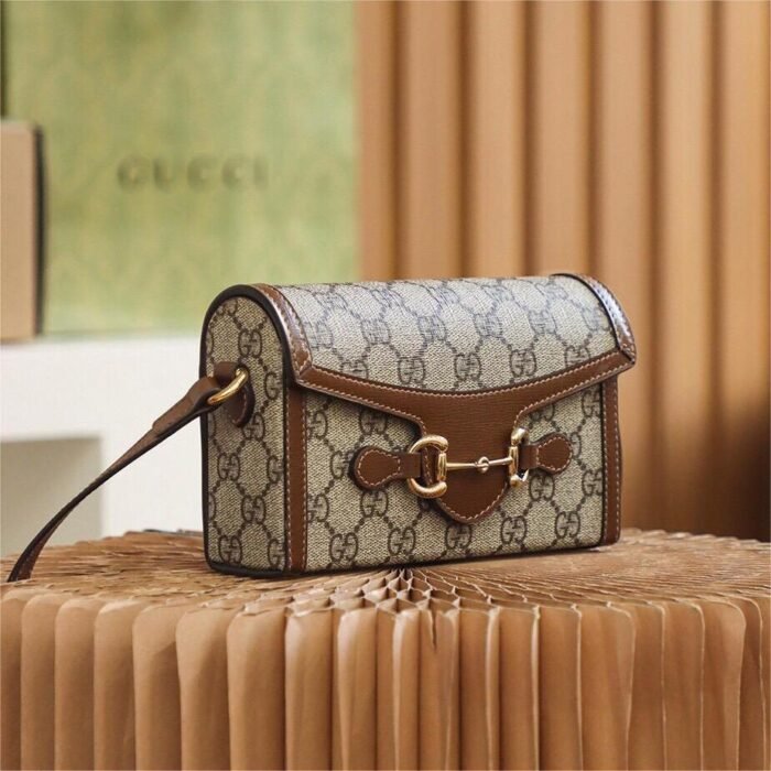 GUCCI 1955 Horsebit Shoulder Mini Bag 10A Mirror Quality Version 699296 - Image 4