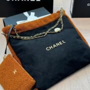 Chanel 22 Garbage Bags Gold Coin Shopping Handbag Shoulder Bag - Image 5