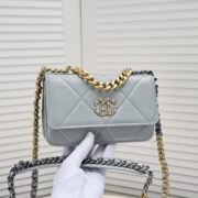 Chanel Woc 3 Colour Metallic Mixed Strap Shoulder Bag Handbag - Image 5