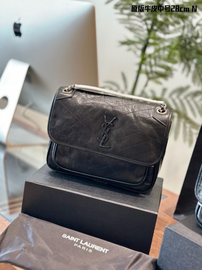 YSL Saint Laurent Niki Shoulder Bag Handbag - Image 3