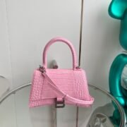 ⁦Balenciaga Hourglass Mini&Small Top Handle Bag⁩ - الصورة ⁦5⁩