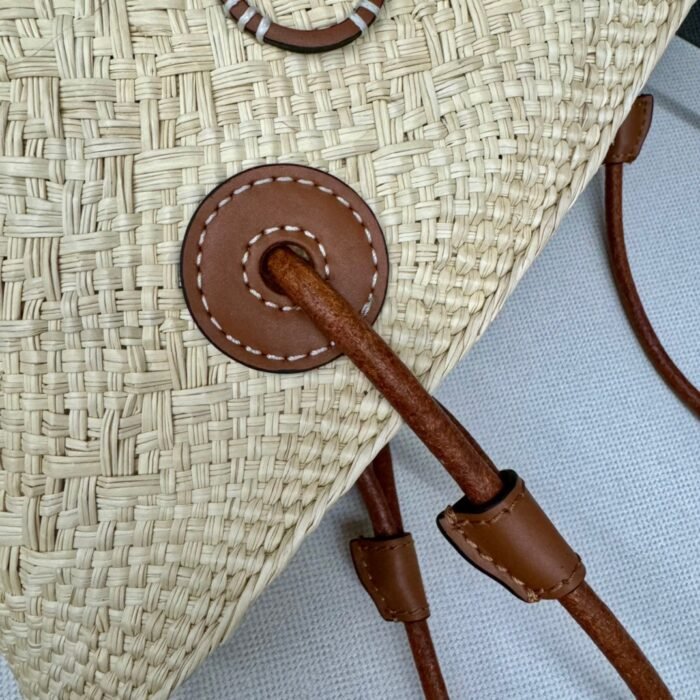 ⁦Loewe Anagram Basket Tote Bag Handbag 10A Top Quality Mirror Version⁩ - الصورة ⁦10⁩