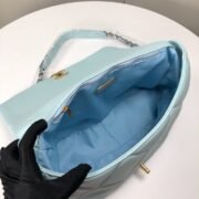 Chanel Lambskin Quilted Large19 Flap Shoulder Bag Handbag - Image 9