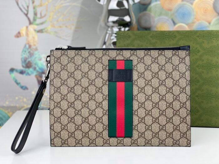 ⁦Gucci Men's Handbag Bag Clutch Toiletry Bag⁩ - الصورة ⁦12⁩