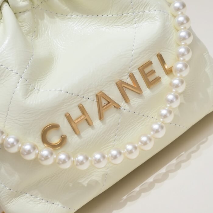 Chanel 22S Trash Bag Mini Pearl Bag Shoulder Bag Handbag - Image 6