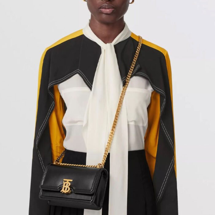 ⁦Burberry Single Shoulder Leather Bag Small⁩ - الصورة ⁦3⁩