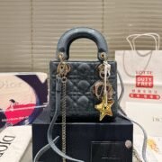 ⁦Dior Mini Lady Bag - Lacquered Calfskin⁩ - الصورة ⁦12⁩