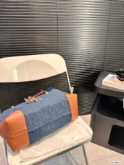 ⁦Gucci Denim Tote Bag Shoulder Bag Handbag⁩ - الصورة ⁦7⁩