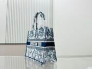 Dior Book Tote Embroider Medium Shoulder Bag Handbag - Image 3