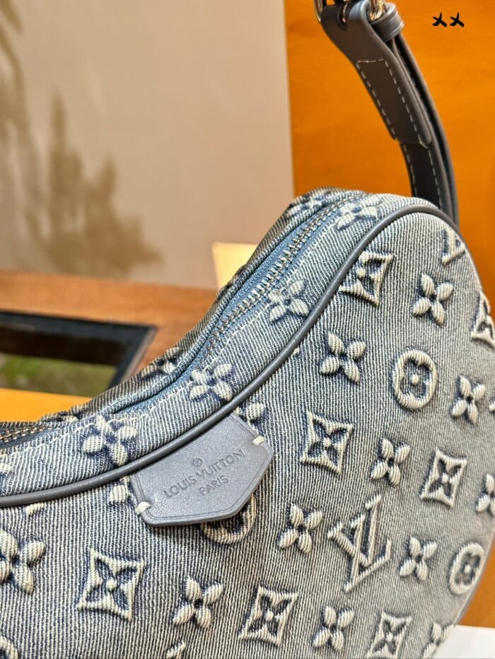 Louis Vuitton Denim Shoulder Bag Shoulder Bag Handbag - Image 6