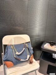 Gucci Denim Tote Bag Shoulder Bag Handbag