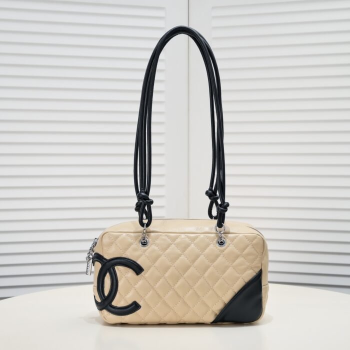 Chanel Ligne Cambon Bowling Bag Large Shoulder Bag Handbag - Image 1