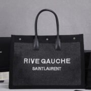 SAINT LAURENT Rive Gauche Tote Bag Handbag - Image 3