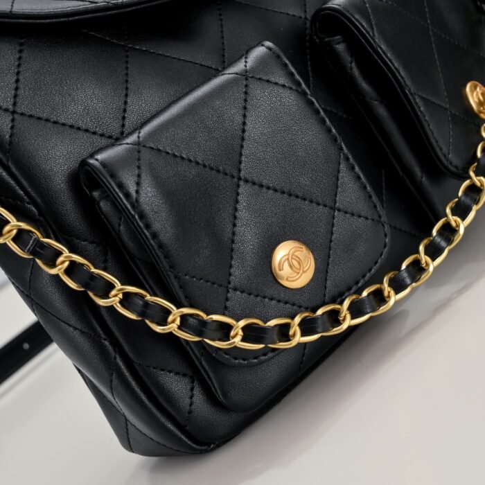 Chanel 24p Underarm Hoho Hippie Bag Small Shoulder Bag Handbag - Image 6