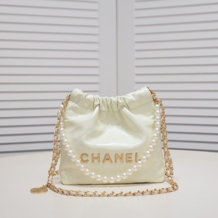 Chanel 22S Trash Bag Mini Pearl Bag Shoulder Bag Handbag - Image 1