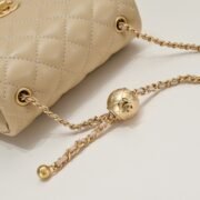 Chanel Cross Body Metal Ball Chain Shoulder Bag Handbag - Image 6