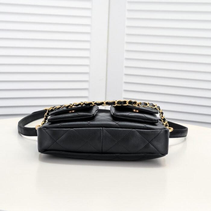 Chanel 24p Underarm Hoho Hippie Bag Small Shoulder Bag Handbag - Image 4
