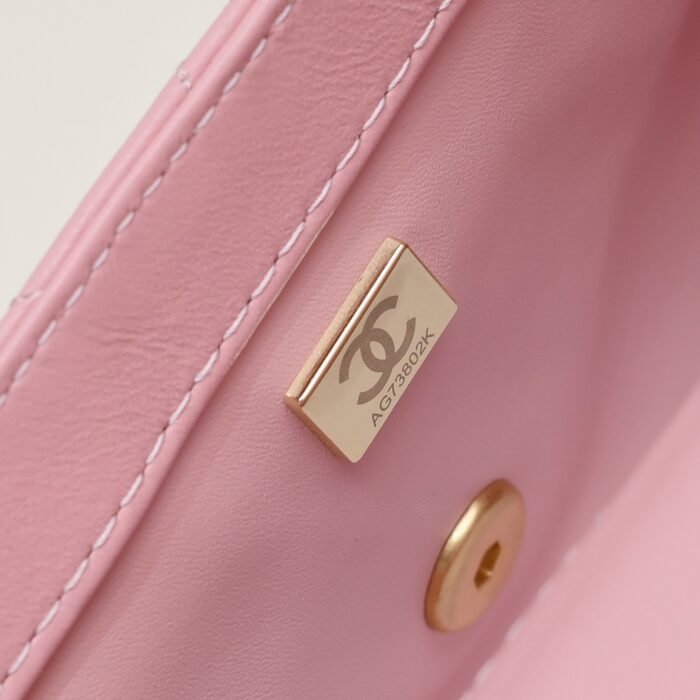 ⁦Chanel Cross Body Metal Ball Chain Shoulder Bag Handbag⁩ - الصورة ⁦8⁩