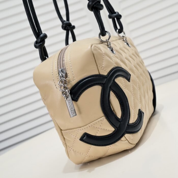 Chanel Ligne Cambon Bowling Bag Large Shoulder Bag Handbag - Image 6