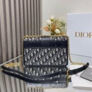 DIOR Women Dior 30 Montaigne Chain Bag Oblique Jacquard 10A Quality - Image 6