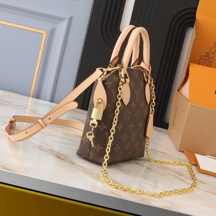 Louis Vuitton LV Lockit BB Canvas Shoulder Crossbody Tote Bag M12019 - Image 5