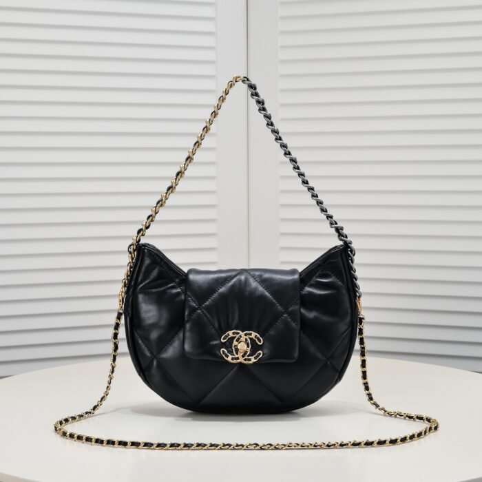 Chanel 19Bag Hobo Underarm Bag Shoulder Bag Handbag - Image 1