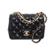 Chanel 24P Square Fatty Flap Bag Shoulder Bag Crossbody Bag