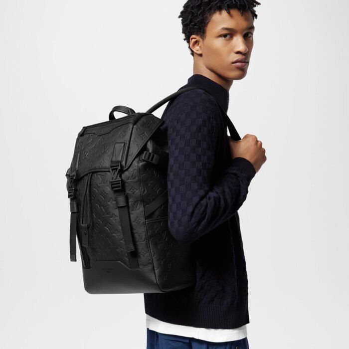 ⁦Louis Vuitton LV Getaway Logo Print Calfskin Shoulder Bag 10A Ouality⁩ - الصورة ⁦5⁩