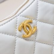 ⁦Chanel 23A Fringed Gold Chain Hobo Underarm Shoulder Bag Handbag⁩ - الصورة ⁦6⁩