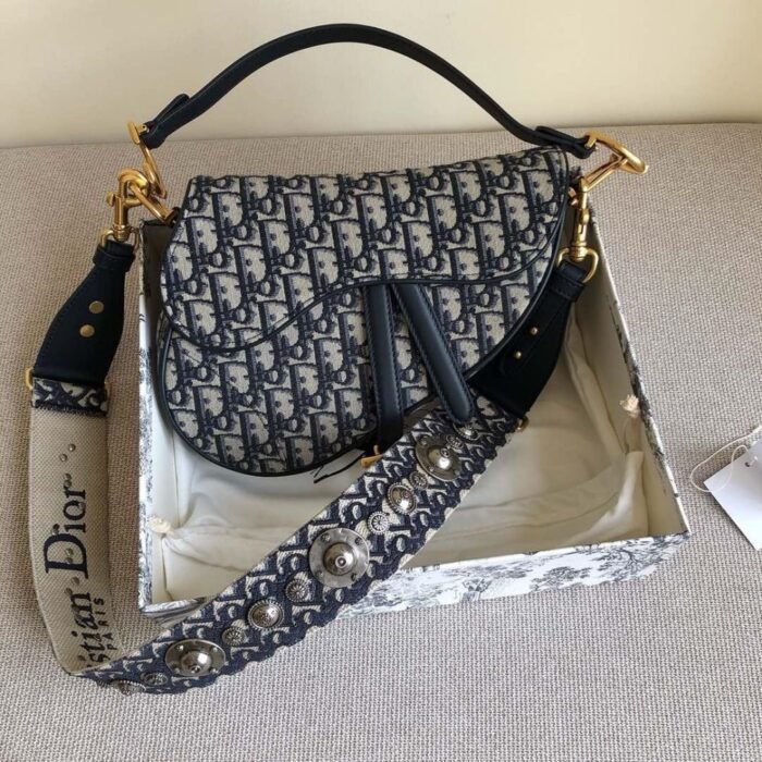 Dior Saddle Bag With Strap(Replica) - Image 15