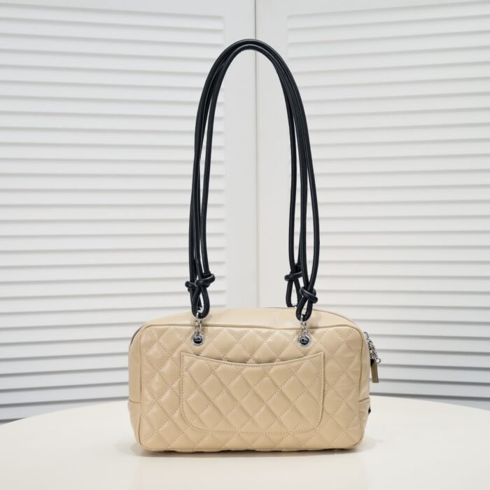 Chanel Ligne Cambon Bowling Bag Large Shoulder Bag Handbag - Image 3