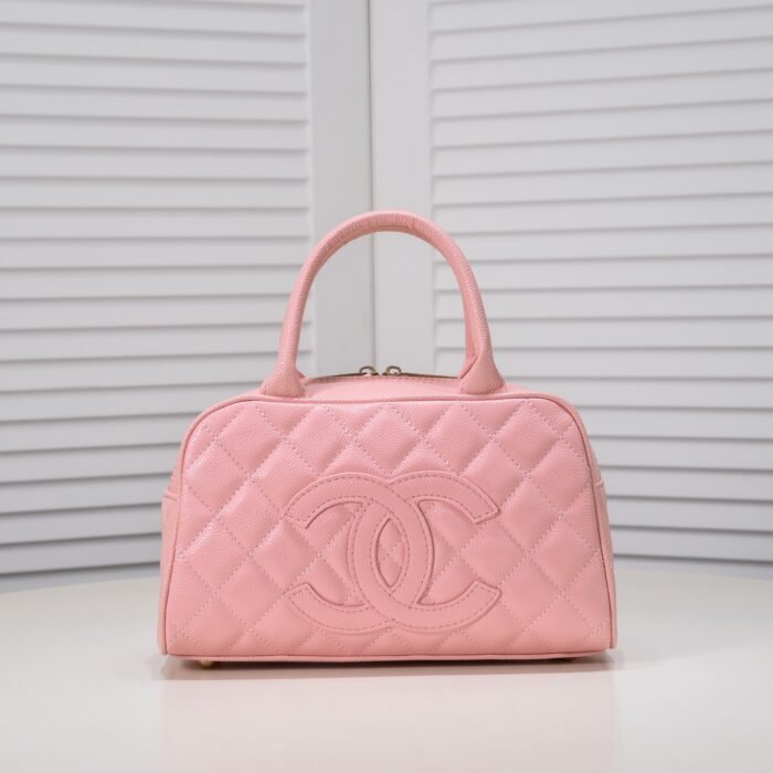 ⁦Chanel 24c Vintagep Hilton Bag Pink Shoulder Bag Handbag⁩ - الصورة ⁦1⁩