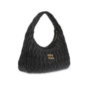Miumiu Wander matelassé hobo Shoulder bag Mini&Small Handbag