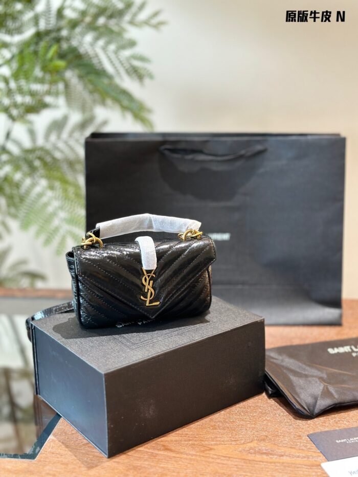 YSL Saint Laurent Mini Envelope Shoulder Bag Handbag - Image 2