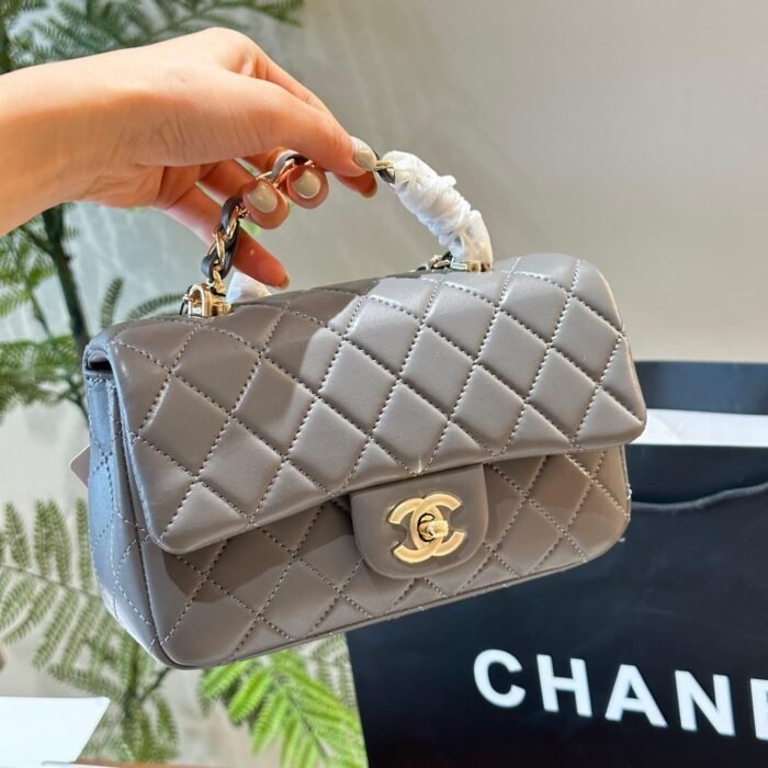 ⁦CHANEL HANDLE MINI CF Handbag⁩ - الصورة ⁦5⁩