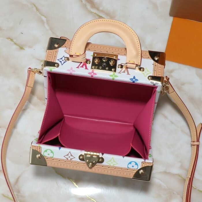 ⁦Louis Vuitton LV Takashi Murakami Petite Valise Shoulder Crossbody Handbag M13125⁩ - الصورة ⁦7⁩