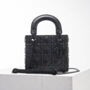 ⁦DIOR Lady Dior Diamond Vine Pattern Handbag⁩ - الصورة ⁦2⁩